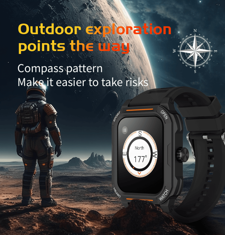 TW22 Smartwatch Double Case Sincerity Health Monitoring Compass Pattern-Shenzhen Shengye Technology Co.,Ltd