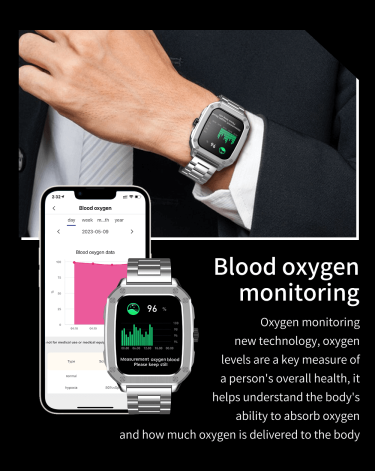 TW22 Smartwatch Double Case Sincerity Health Monitoring Compass Pattern-Shenzhen Shengye Technology Co.,Ltd