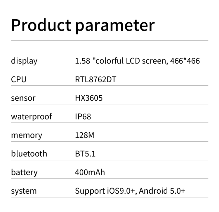 SK27 okosóra Offline fizetés valós idejű iránytű Valódi árfolyamú oximetria-Shenzhen Shengye Technology Co., Ltd.