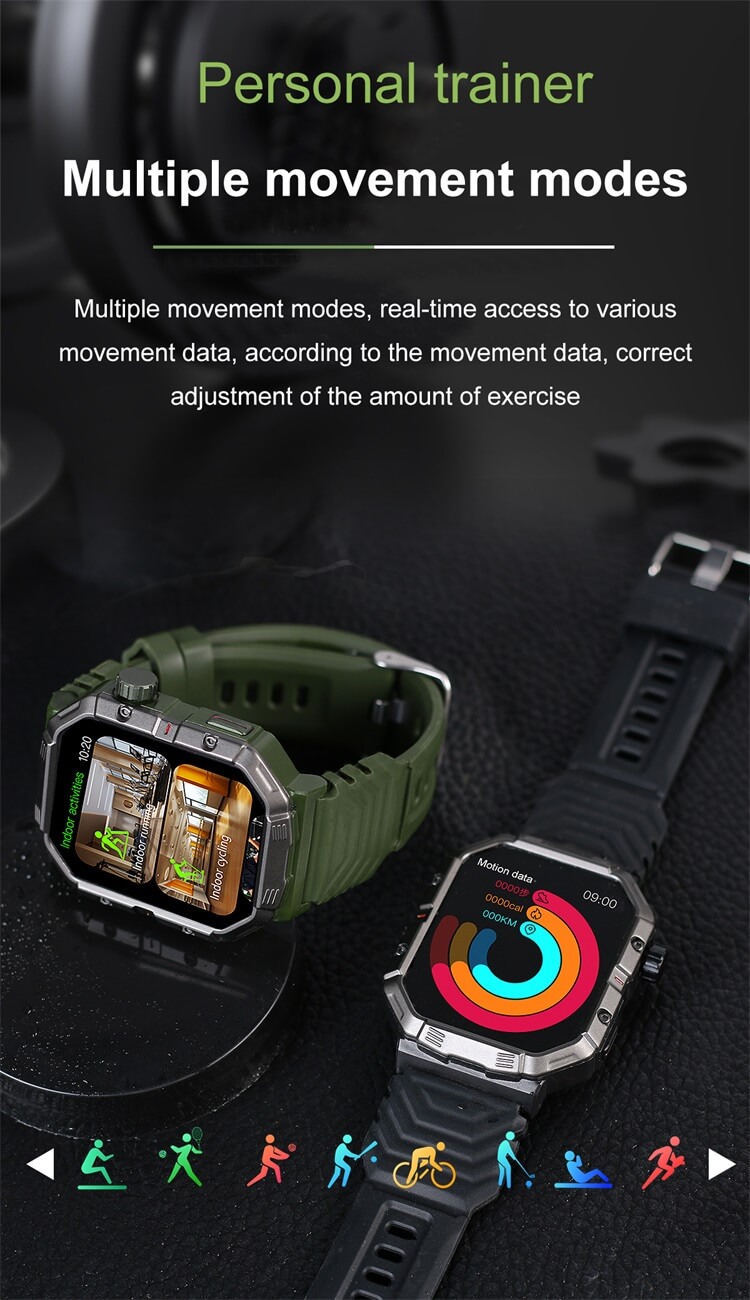 GW55 Smartwatch Voice Assistant Real Time Compass Bluetooth Call-Shenzhen Shengye Technology Co.,Ltd