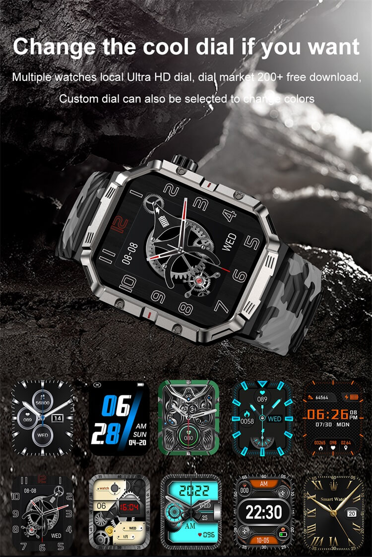 GW55 Smartwatch Asystent głosowy Kompas w czasie rzeczywistym Połączenie Bluetooth-Shenzhen Shengye Technology Co., Ltd