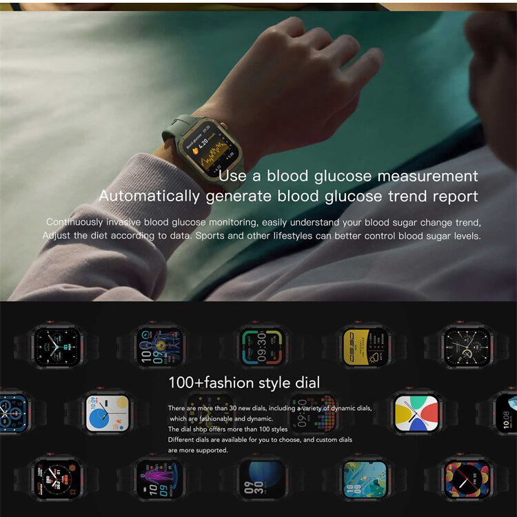 E01 Smartwatch 1.83 Inch TFT HD Large Screen Strong Battery Life ECG Measurement-Shenzhen Shengye Technology Co.,Ltd