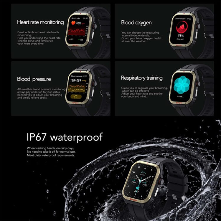 E01 Smartwatch 1,83 Zoll TFT HD Großbildschirm Starke Akkulaufzeit EKG-Messung-Shenzhen Shengye Technology Co.,Ltd