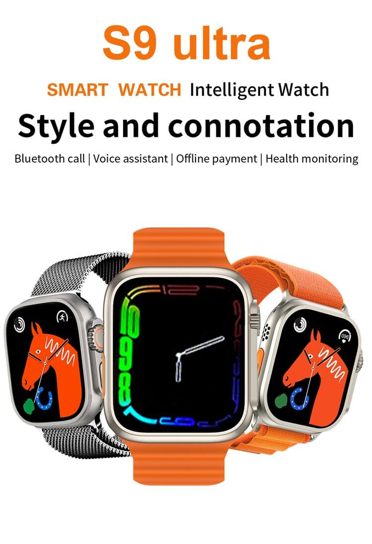 Montre connectée Series 9 SmartWatch S9 Ultra Hommes Femmes pour