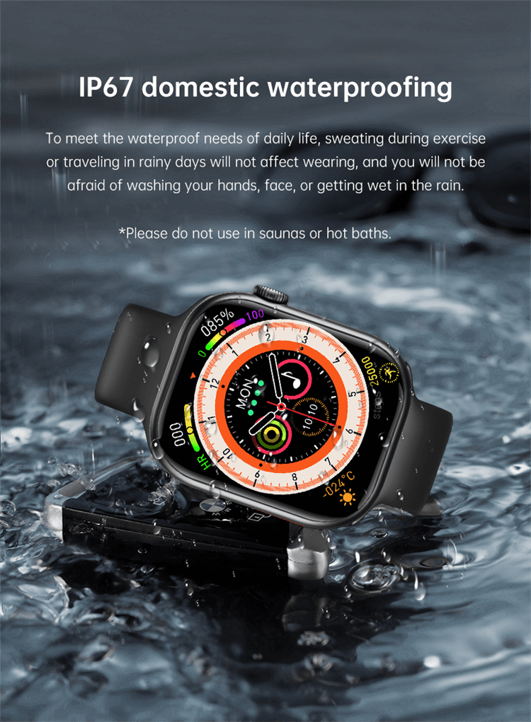 GS9 Pro Max Smartwatch 2.2 Inches Large Screen Multiple Movement Modes Healthy Monitoring-Shenzhen Shengye Technology Co.,Ltd