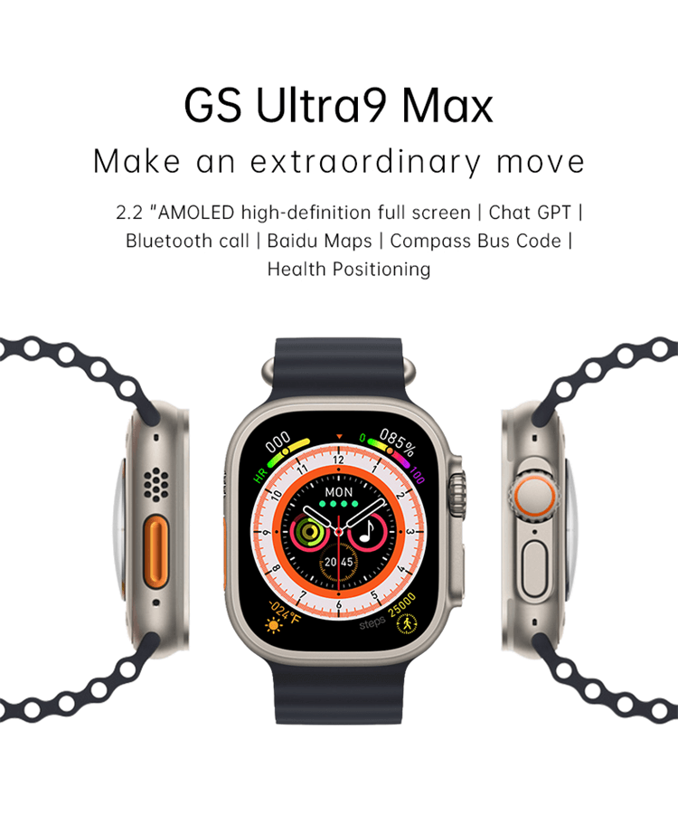 GS Ultra 9 Max AMOLED Smartwatch-Shenzhen Shengye Technology Co.,Ltd