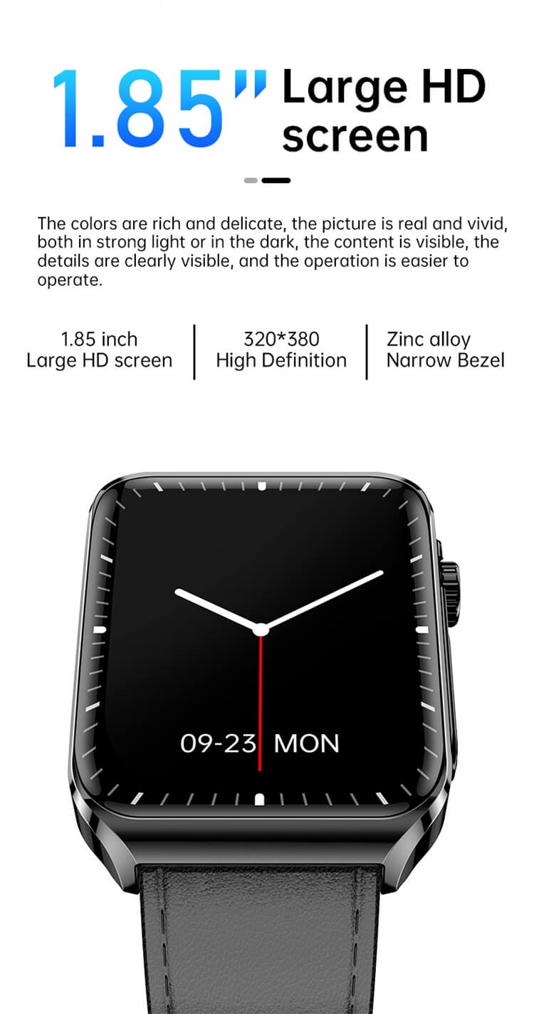 JL05 ECG Smartwatch ECG اختبار بيانات HRV NFC التحكم في الوصول تتبع دورة الإناث-Shenzhen Shengye Technology Co.,Ltd