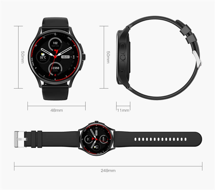 E03 Smartwatch Blood Sugar ECG Monitoring 230 mAh Battery Capacity IP67 Waterproof-Shenzhen Shengye Technology Co.,Ltd