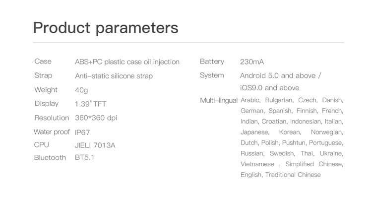 E03 Smartwatch surveillance ECG de la glycémie 230 mAh capacité de la batterie IP67 étanche-Shenzhen Shengye Technology Co., Ltd