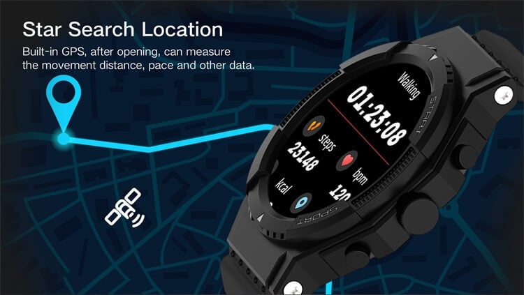 G01 Smartwatch Intelligent Health Monitoring IP67 Waterproof GPS Four Star Location-Shenzhen Shengye Technology Co.,Ltd