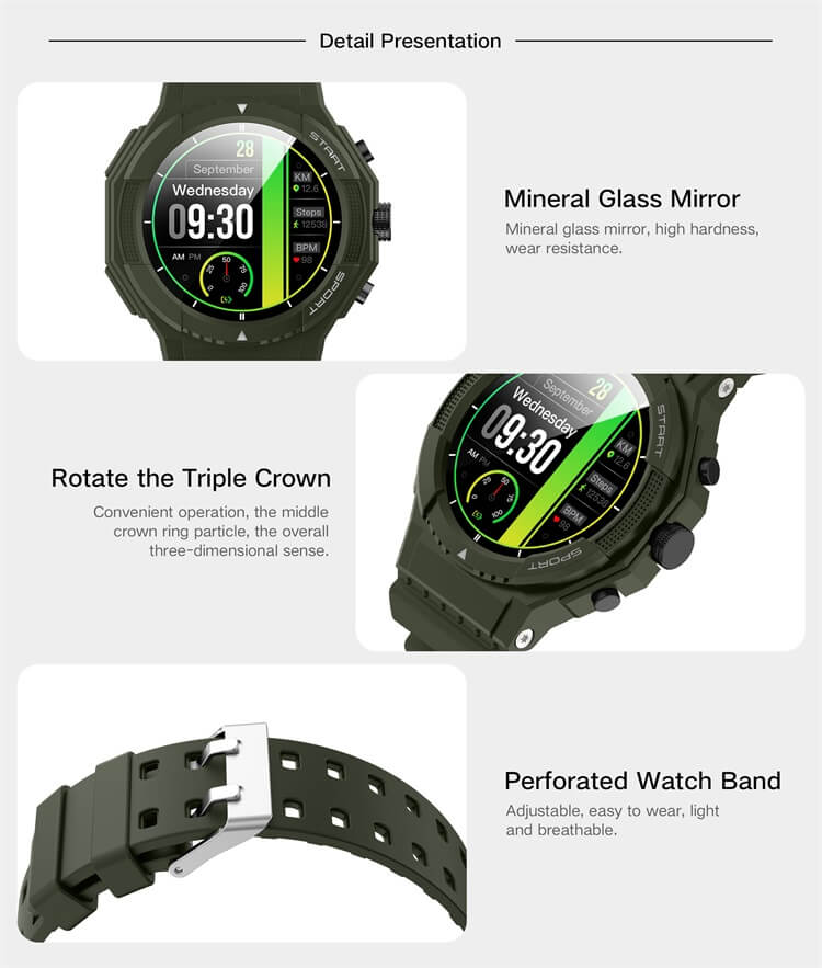 G01 Smartwatch Surveillance intelligente de la santé IP67 étanche GPS localisation quatre étoiles-Shenzhen Shengye Technology Co., Ltd