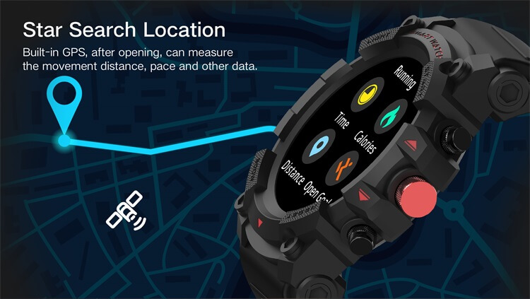 G02 Smartwatch GPS Posizione a quattro stelle Monitoraggio sanitario intelligente IP67 Impermeabile-Shenzhen Shengye Technology Co., Ltd