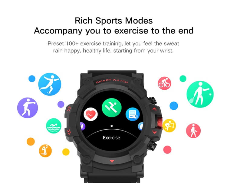 G02 Smartwatch GPS Dört Yıldızlı Konum Akıllı Sağlık İzleme IP67 Su Geçirmez-Shenzhen Shengye Technology Co.,Ltd