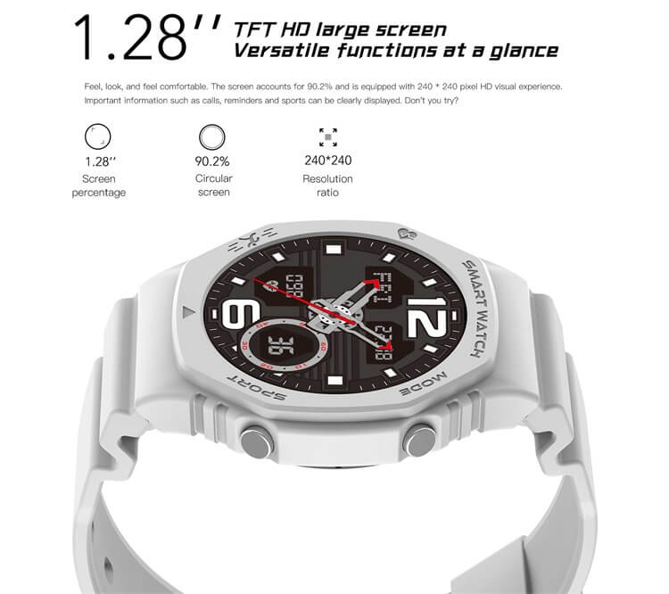 ZL88 TFT Smartwatch 230 mAh Surveillance de la santé de la batterie solide IP67 étanche-Shenzhen Shengye Technology Co., Ltd