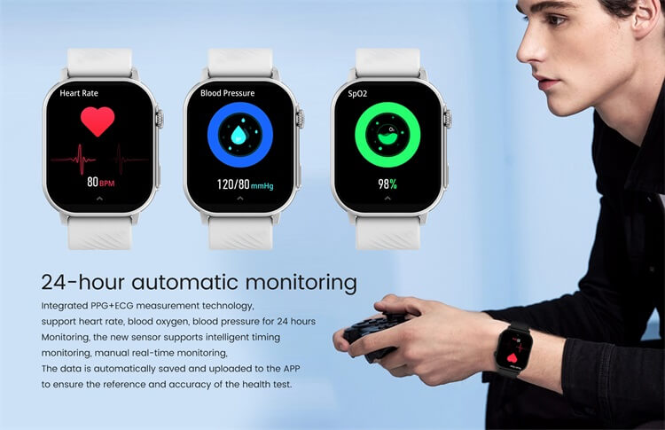 ZL94 Jam Tangan Pintar AMOLED PPG EKG IP67 Tahan Air 100+ Mode Olahraga-Shenzhen Shengye Technology Co.,Ltd