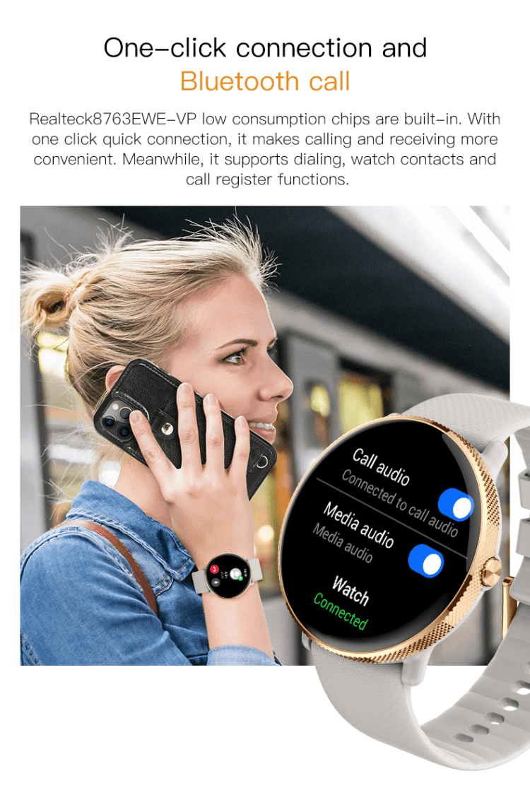 S61 AMOLED Smartwatch Gestión del período menstrual Llamada Bluetooth-Shenzhen Shengye Technology Co.,Ltd