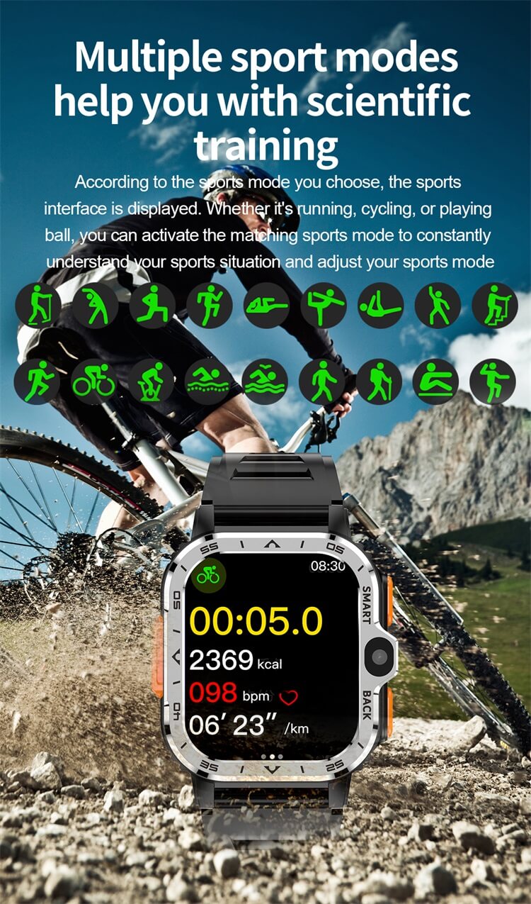 Reloj PGD 5G 4G Tarjeta Sim Android OS 8.1 Reloj inteligente GPS WIFI NFC S8 Cámara ultra dual-Shenzhen Shengye Technology Co.,Ltd