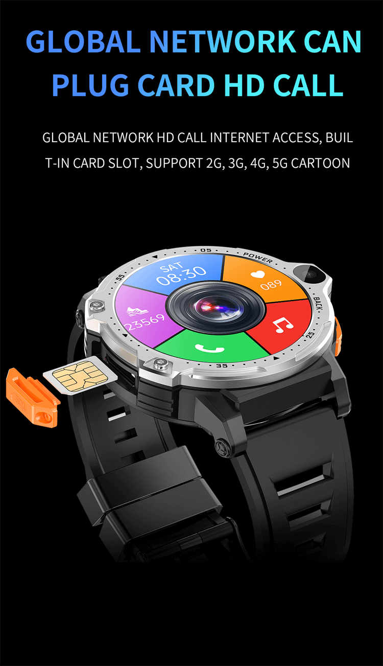 PG999 4G Sim-Karte Android 8.1 Smartwatch 5G GPS WIFI NFC 64 GB ROM 4 GB RAM Quad-Core-CPU Dual-Kamera-Shenzhen Shengye Technology Co., Ltd