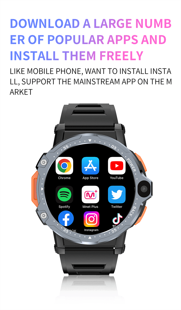 PG999 4G Sim-Karte Android 8.1 Smartwatch 5G GPS WIFI NFC 64 GB ROM 4 GB RAM Quad-Core-CPU Dual-Kamera-Shenzhen Shengye Technology Co., Ltd