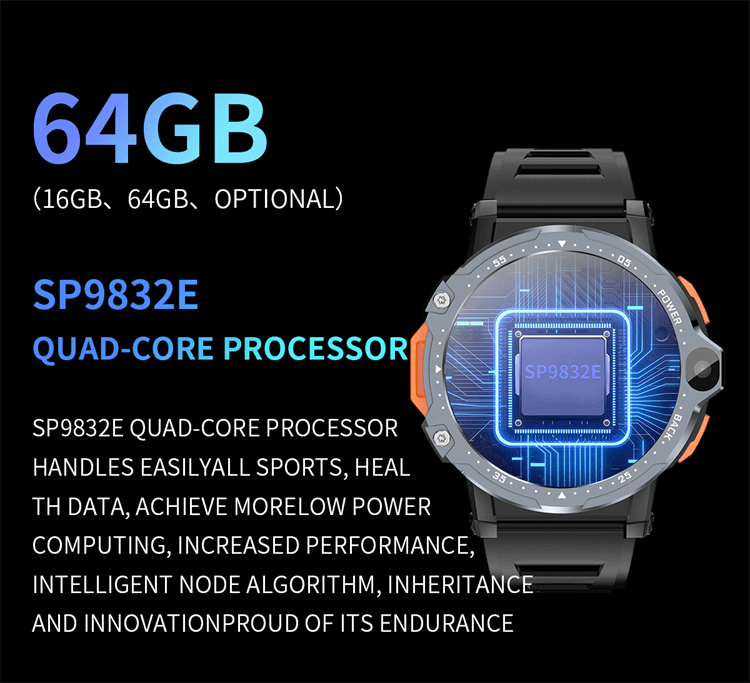 PG999 4G Sim Card Android 8.1 Smart Watch 5G GPS WIFI NFC 64GB ROM 4GB RAM Quad Core CPU Dual Camera-Shenzhen Shengye Technology Co.,Ltd