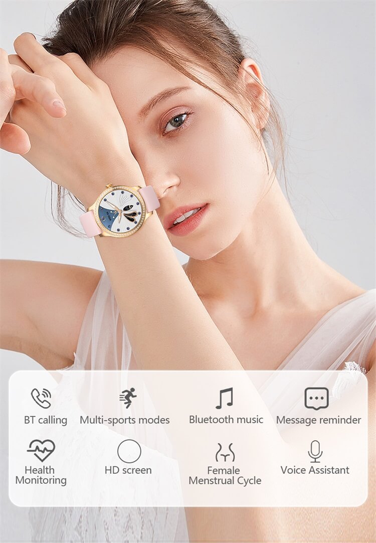 LW105 Mulheres TFT Smartwatch Feminino Ciclo Fisiológico Monitoramento de Saúde Longo Tempo de Espera-Shenzhen Shengye Technology Co., Ltd