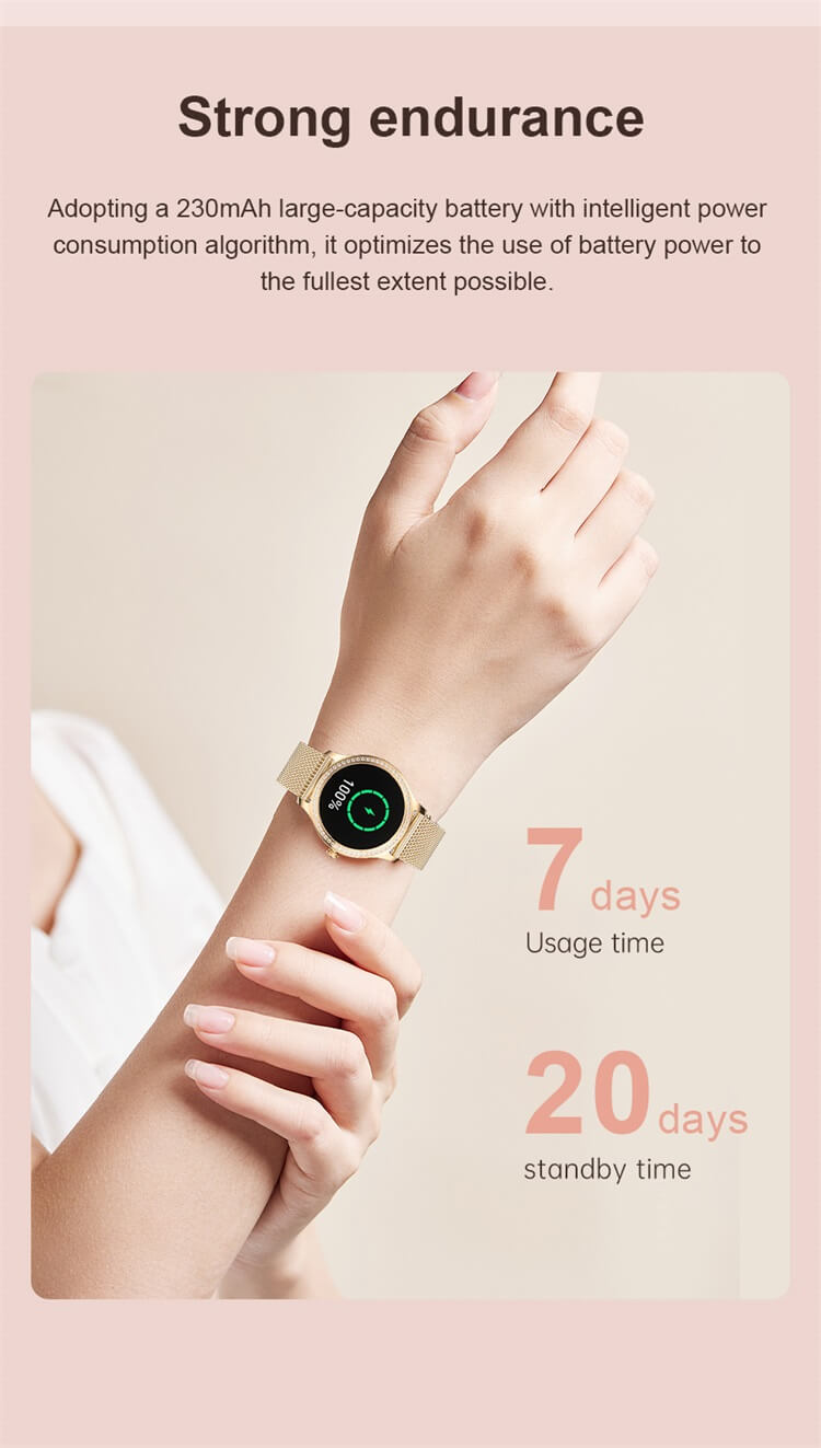 LW105 Mujeres TFT Smartwatch Ciclo fisiológico femenino Monitoreo de la salud Tiempo de espera prolongado-Shenzhen Shengye Technology Co.,Ltd