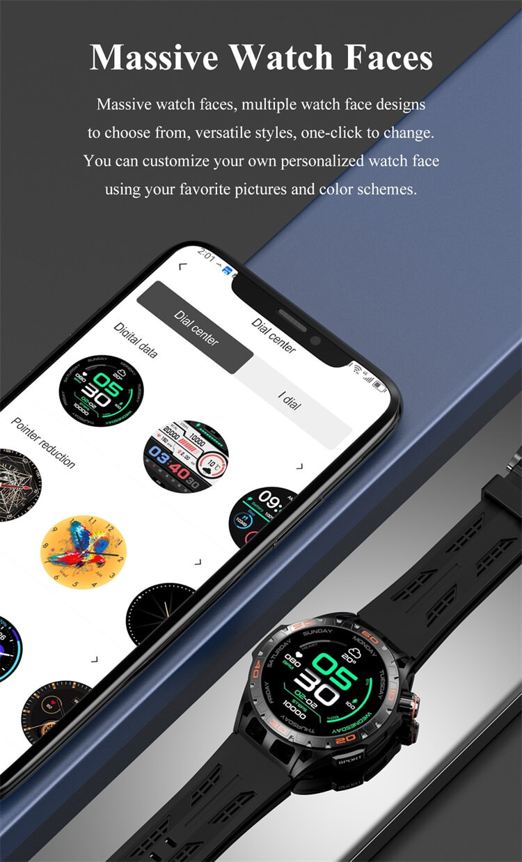 LA102 AMOLED Smartwatch da esterno Dual Mode Chip singolo 400mAh Capacità della batteria Ossigeno nel sangue reale-Shenzhen Shengye Technology Co., Ltd