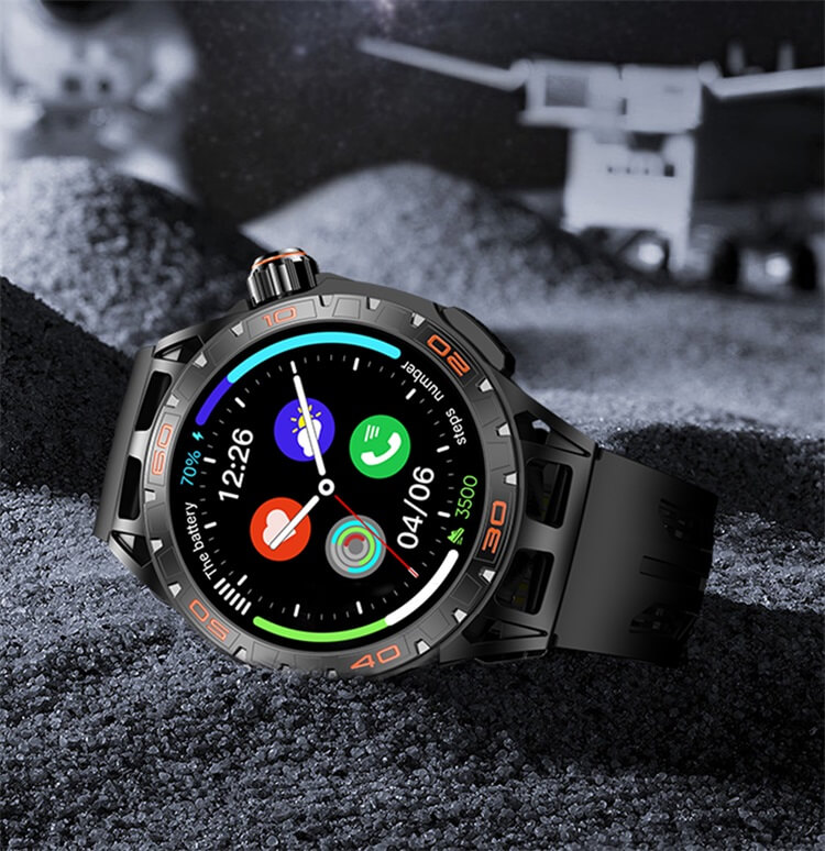 LA102 AMOLED Outdoor Smartwatch Dual Mode Single Chip 400mAh Batteriekapazität Real Blood Oxygen-Shenzhen Shengye Technology Co.,Ltd