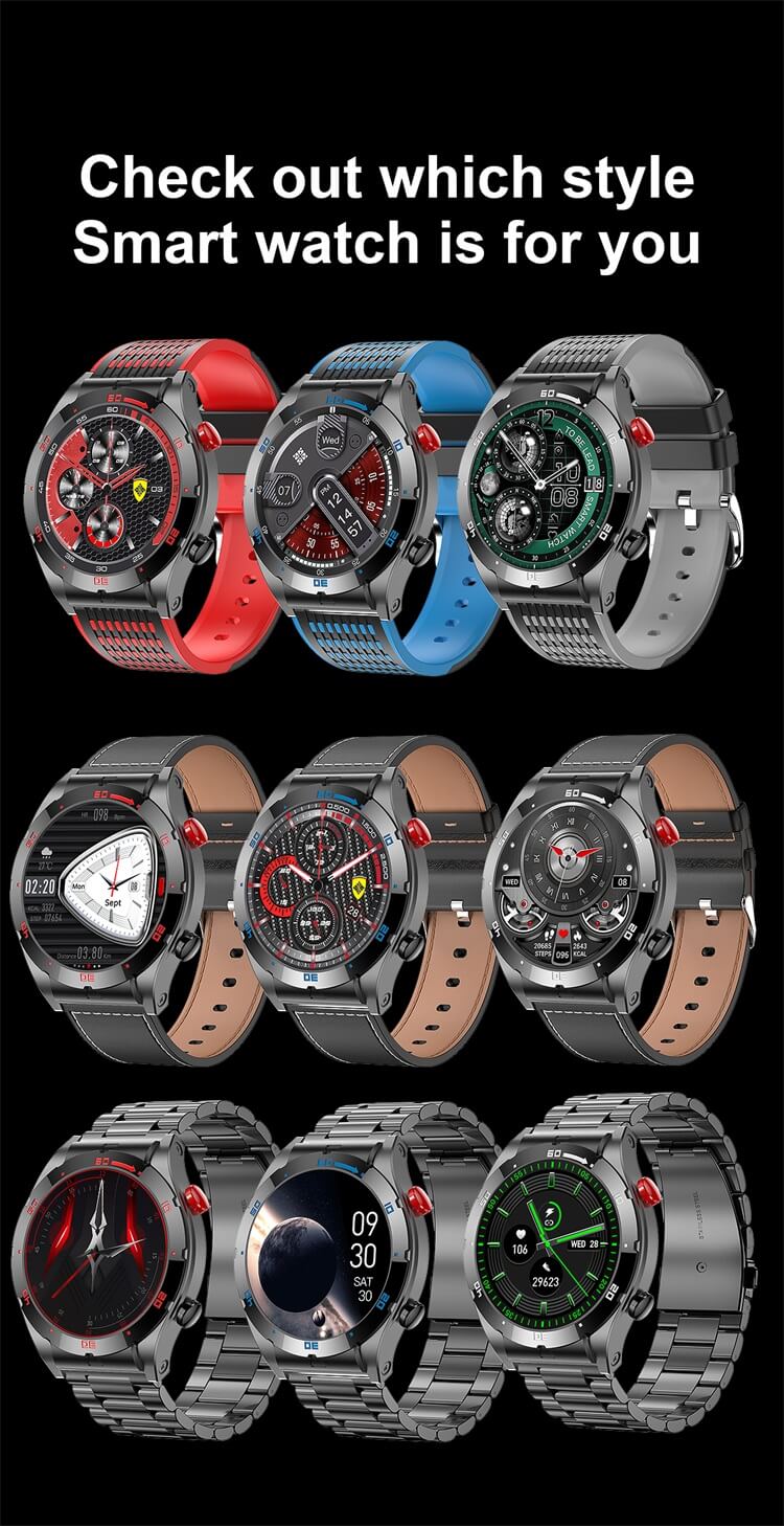 EX102 AMOLED Smartwatch Bluetooth Połączenia 100+ Tryb sportowy 350 mAh Long Endurance-Shenzhen Shengye Technology Co.,Ltd