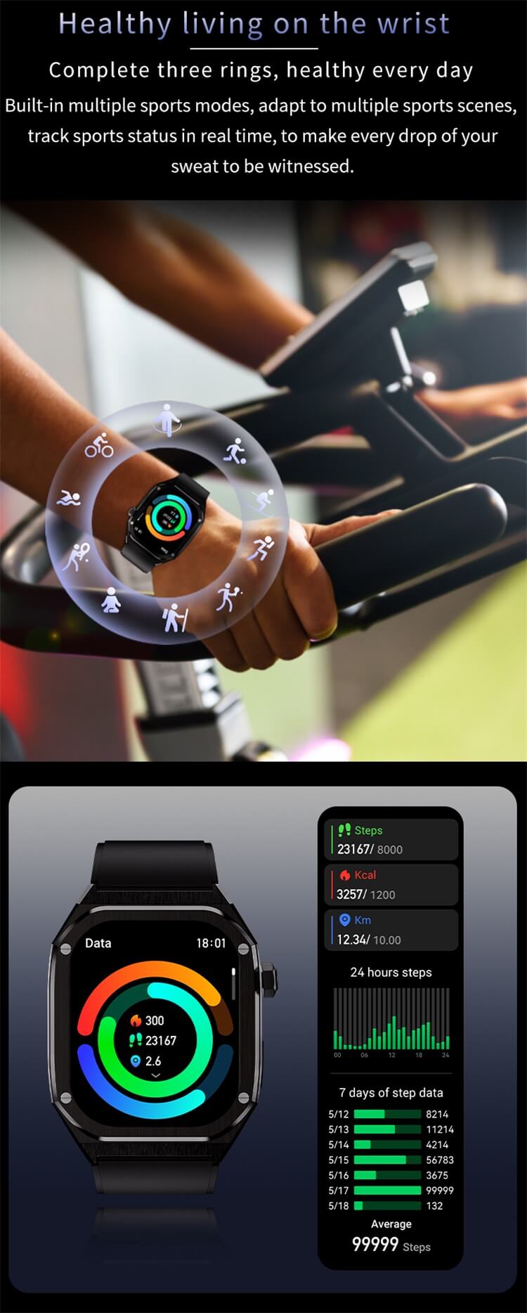 HD40 AMOLED Smartwatch ECG 400 mAh Controllo accesso NFC-Shenzhen Shengye Technology Co.,Ltd