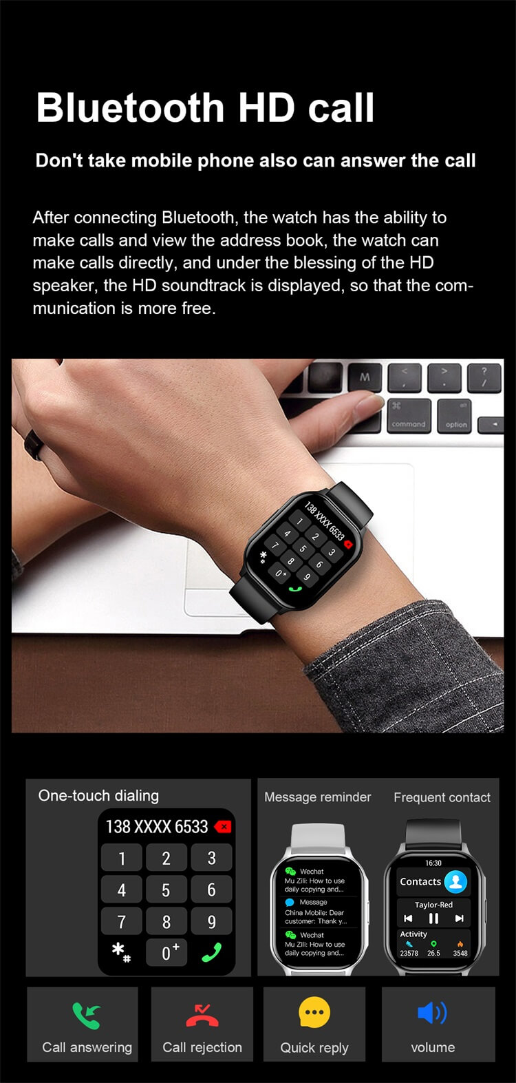 HK26 AMOLED Smartwatch NFC Control de acceso Recordatorio sedentario AI Voz inteligente-Shenzhen Shengye Technology Co.,Ltd