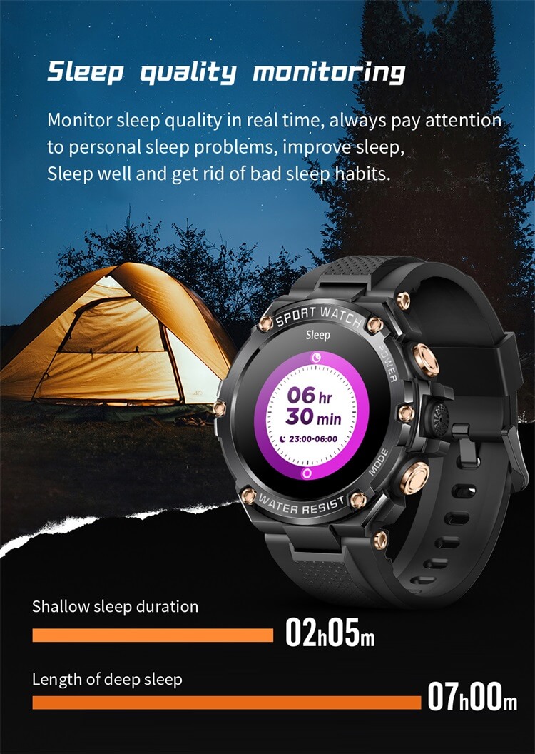 Smartwatch T88, pyłoszczelny, duży, 800 mAh, pojemność baterii, IP68, wodoodporny-Shenzhen Shengye Technology Co., Ltd.