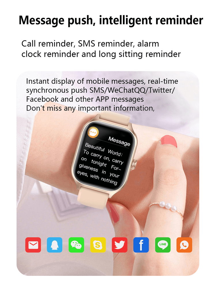 GTS4 Smartwatch SMS-herinnering ECG-bewaking Fotografie op afstand - Shenzhen Shengye Technology Co., Ltd