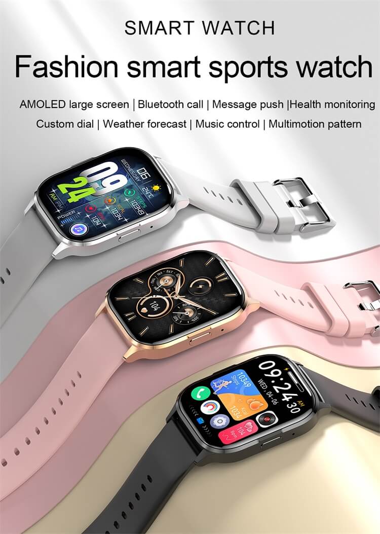 HK21 AMOLED Smartwatch AI Voice Assistant NFC Access Control IP67 Waterproof-Shenzhen Shengye Technology Co., Ltd.