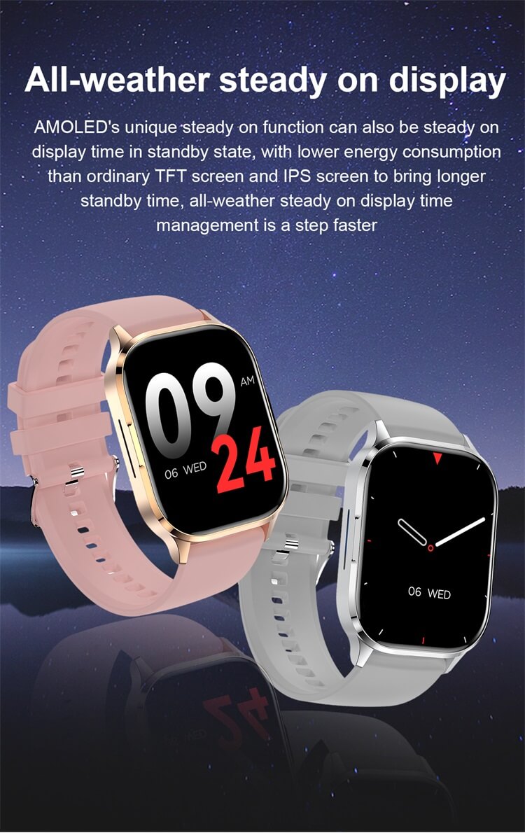 HK21 AMOLED Smartwatch AI Asystent głosowy Kontrola dostępu NFC IP67 Wodoodporny-Shenzhen Shengye Technology Co., Ltd