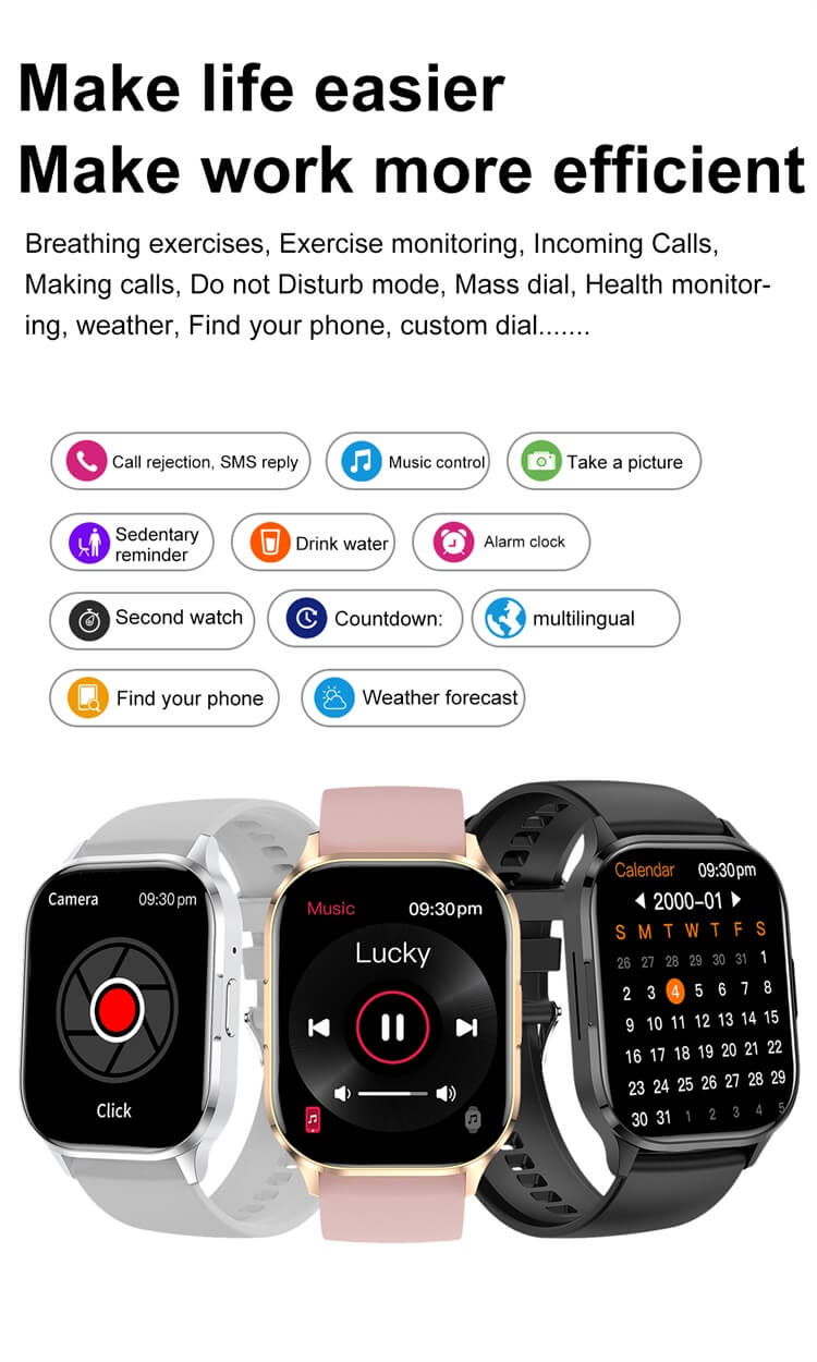 HK21 AMOLED Smartwatch AI Voice Assistant NFC Access Control IP67 Waterproof-Shenzhen Shengye Technology Co., Ltd.