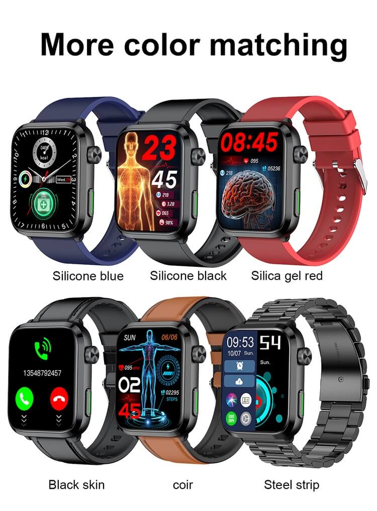 F220 1,91 pouces Smartwatch double sonde thérapie de santé au laser mesure de l'acide urique-Shenzhen Shengye Technology Co., Ltd