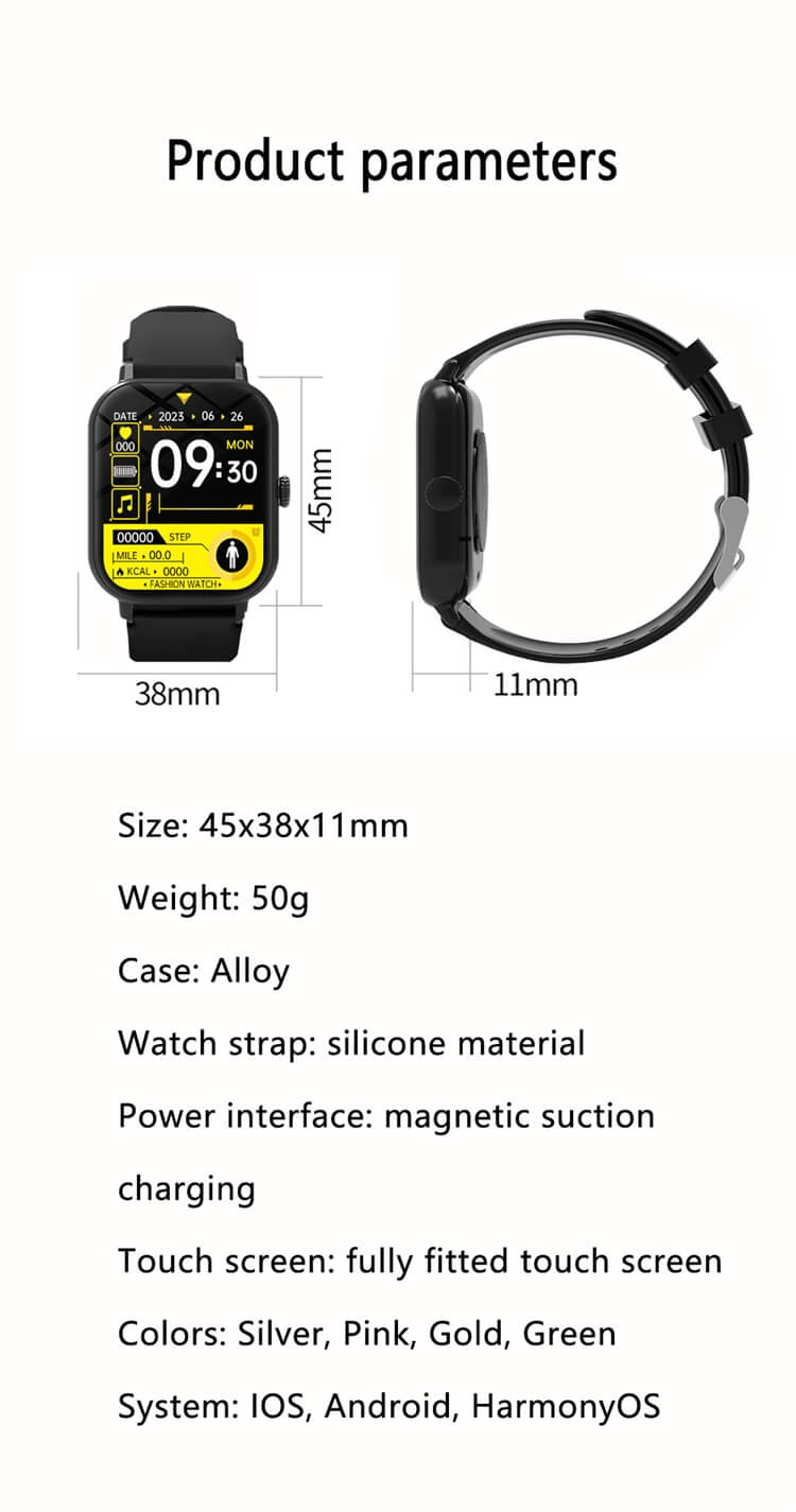 L54 Smartwatch Niska cena Monitorowanie stanu zdrowia Zdalna fotografia BT Calling-Shenzhen Shengye Technology Co., Ltd