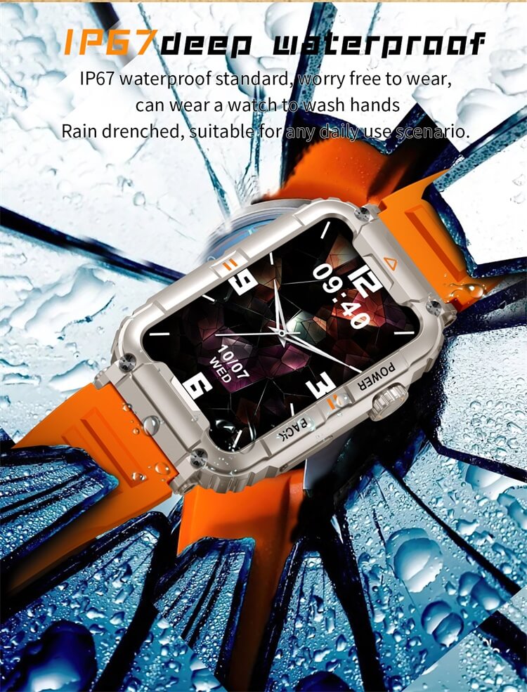 KR88 Smartwatch 107 Sportmodi Schlagtest AI Voice Assistant-Shenzhen Shengye Technology Co.,Ltd