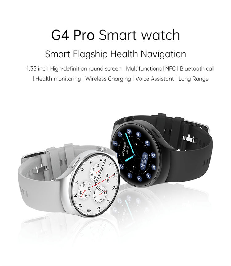 G4 Pro Smartwatch Lange afstand NFC-toegangscontrole Draadloos opladen-Shenzhen Shengye Technology Co., Ltd