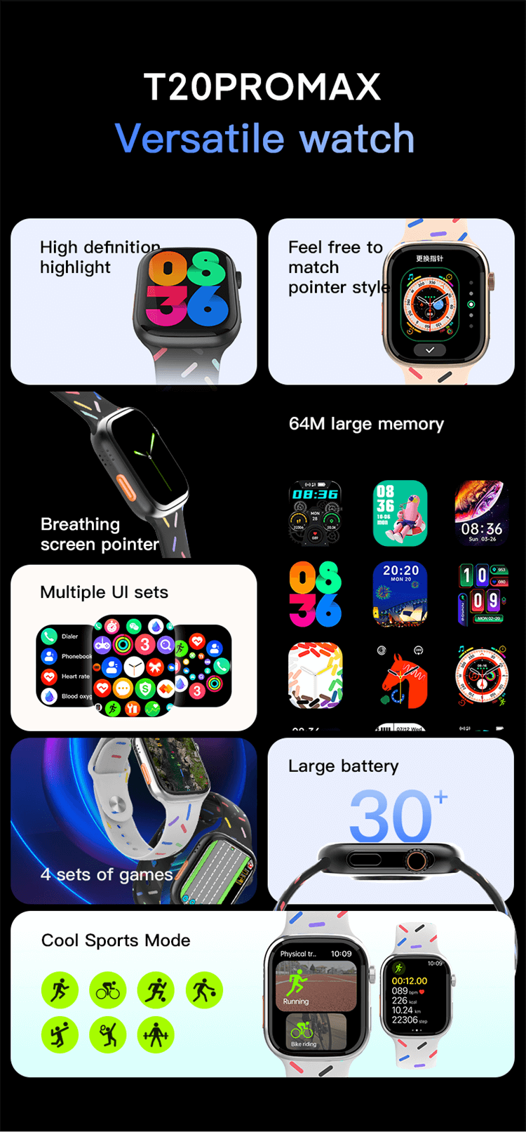 T20 Pro Max Smartwatch-Shenzhen Shengye Technology Co. Ltd