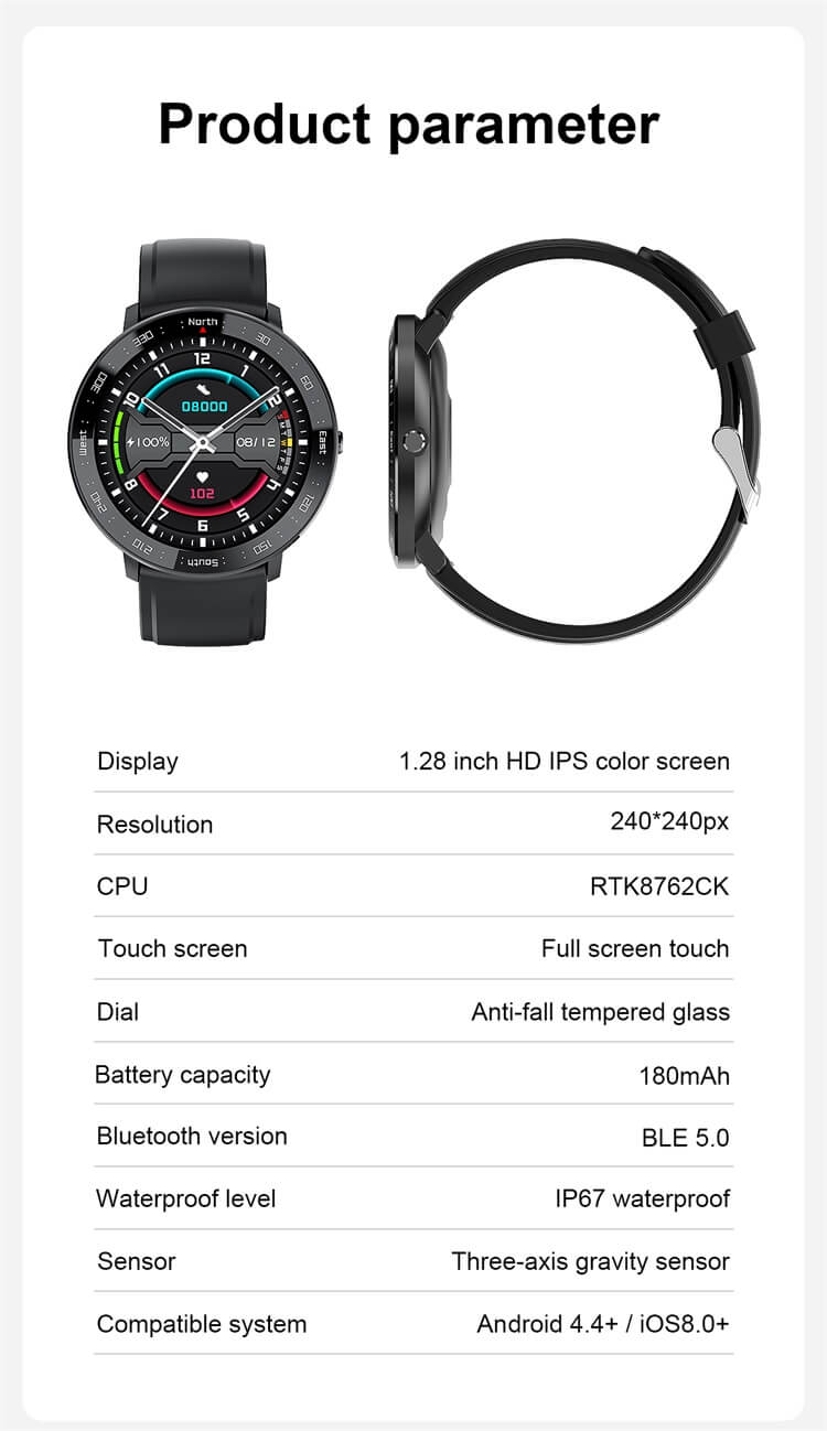 ZL03 Smartwatch Sedentary Reminder BT Calling IP67 Waterproof-Shenzhen Shengye Technology Co.,Ltd