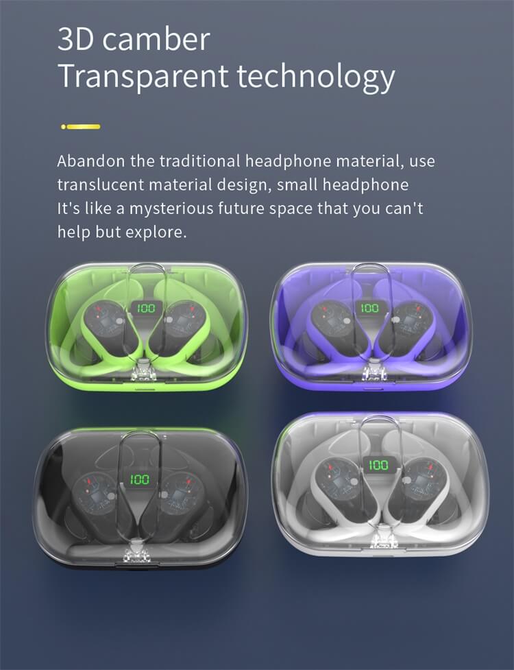 O80 OWS Earphone 3D Camber Transparent Technology ACC Decoding Support Dolby Sound-Shenzhen Shengye Technology Co.,Ltd