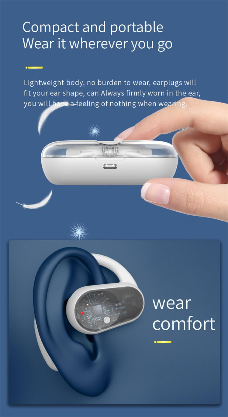O80 OWS Earphone 3D Camber Transparent Technology ACC Decoding Support Dolby Sound-Shenzhen Shengye Technology Co.,Ltd
