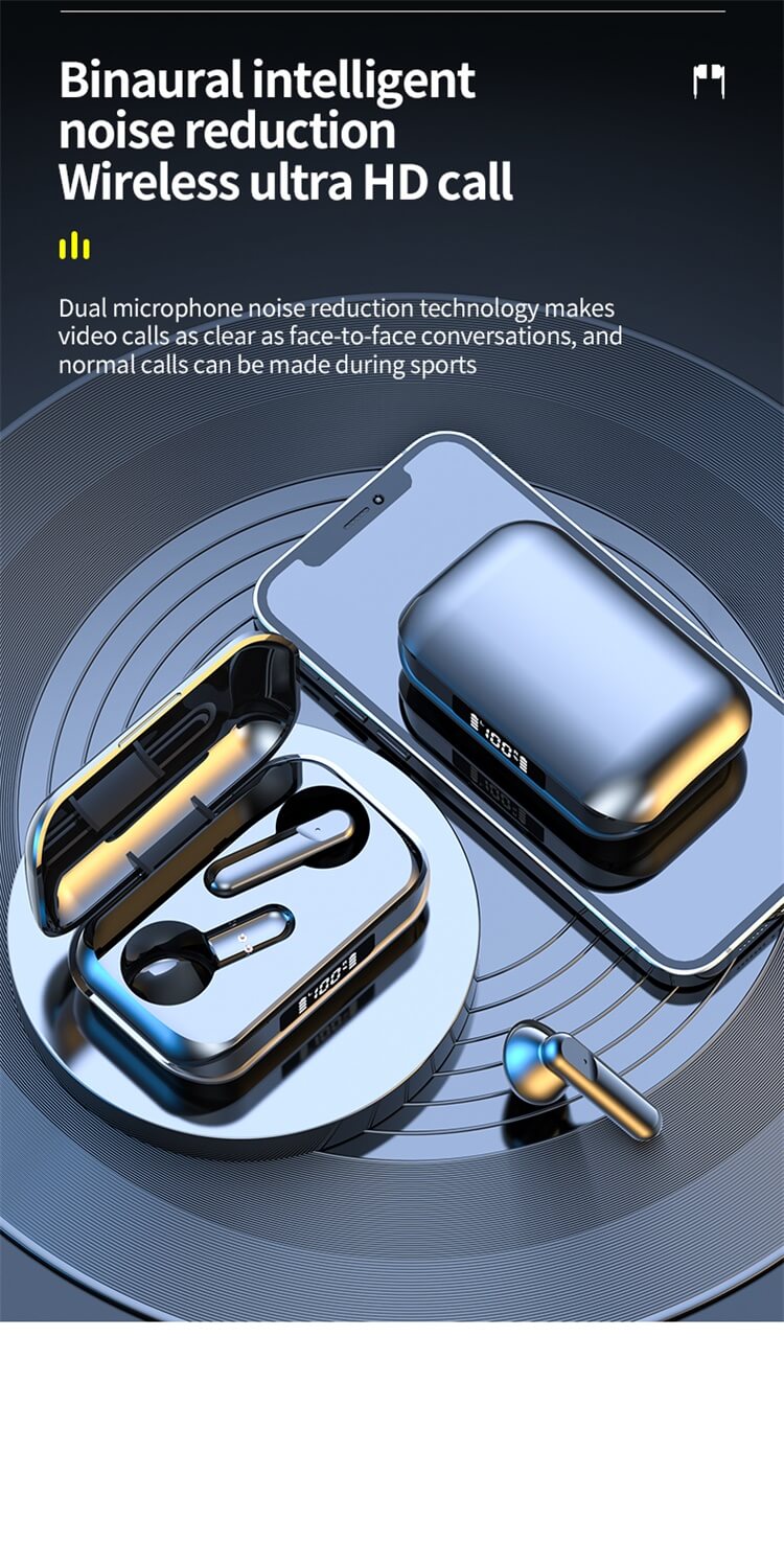 K70 Earphone HD Call HIFI Stereo Sound Long Endurance Automatic Power Pairing-Shenzhen Shengye Technology Co. Ltd