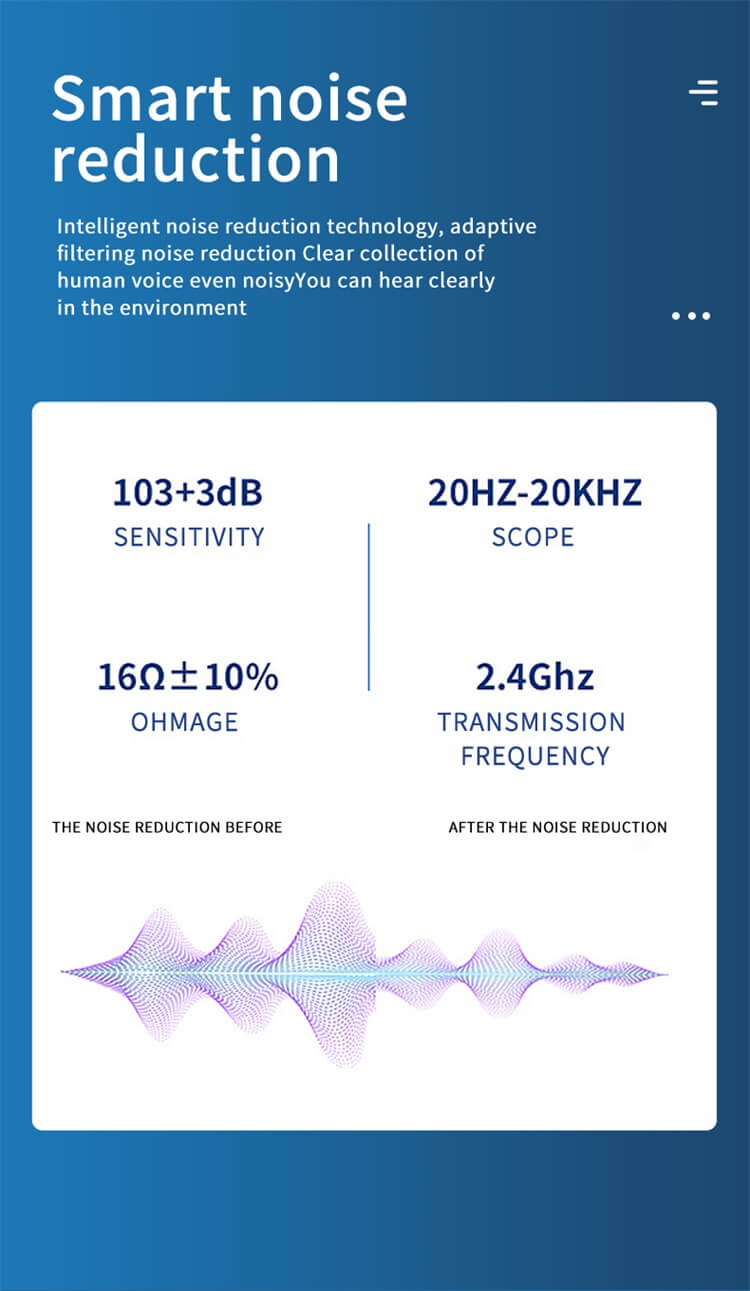 TG02 سماعة ذكية لتقليل الضوضاء HIFI صوت محيطي اتصال بدء التشغيل التلقائي - Shenzhen Shengye Technology Co.,Ltd