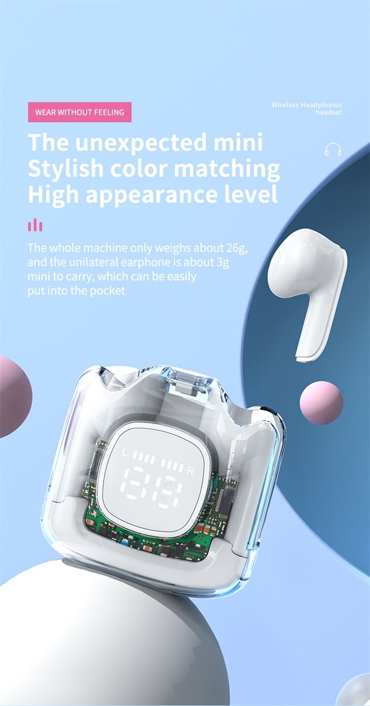 TM60 Earphone Semi In Ear Design HIFI Stereo Effect 65ms Low Latency-Shenzhen Shengye Technology Co. Ltd