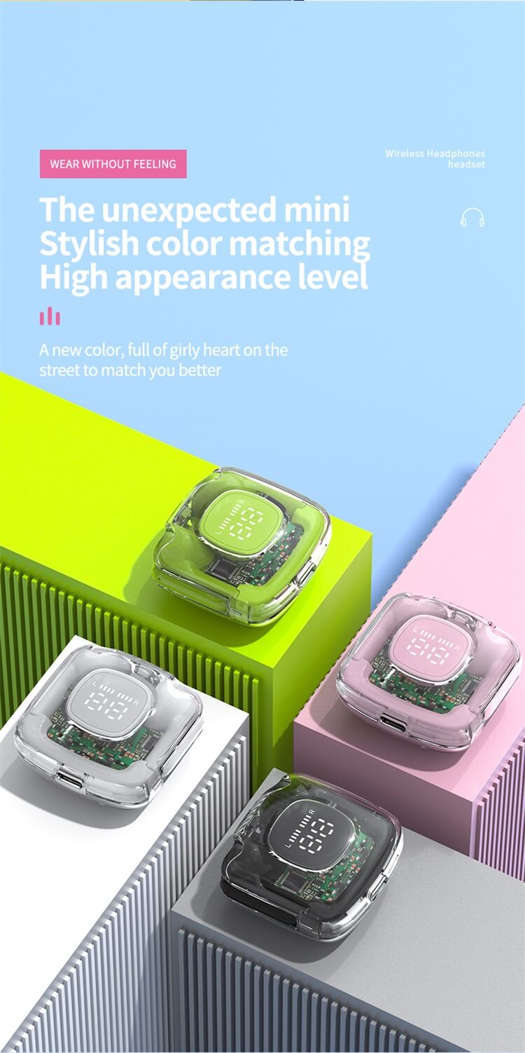 TM60 Earphone Semi In Ear Design HIFI Stereo Effect 65ms Low Latency-Shenzhen Shengye Technology Co. Ltd