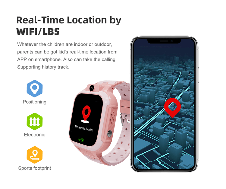 LT37E Kid Smartwatch 4G Cartão Sim HD Câmera Voide Chamando Localização em Tempo Real-Shenzhen Shengye Technology Co., Ltd