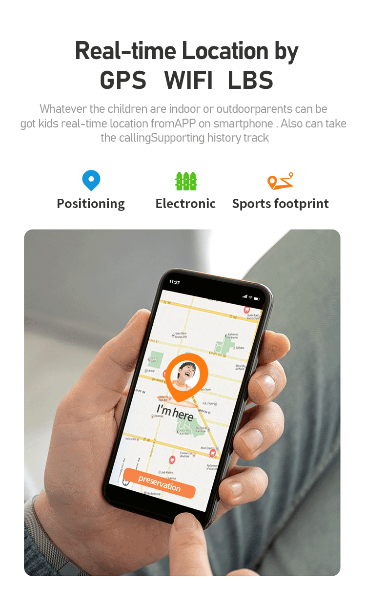 DF90 Çocuk Akıllı Saat LBS+GPS+WIFI Konumu Görüntülü Arama SOS Fonksiyonu-Shenzhen Shengye Technology Co.,Ltd